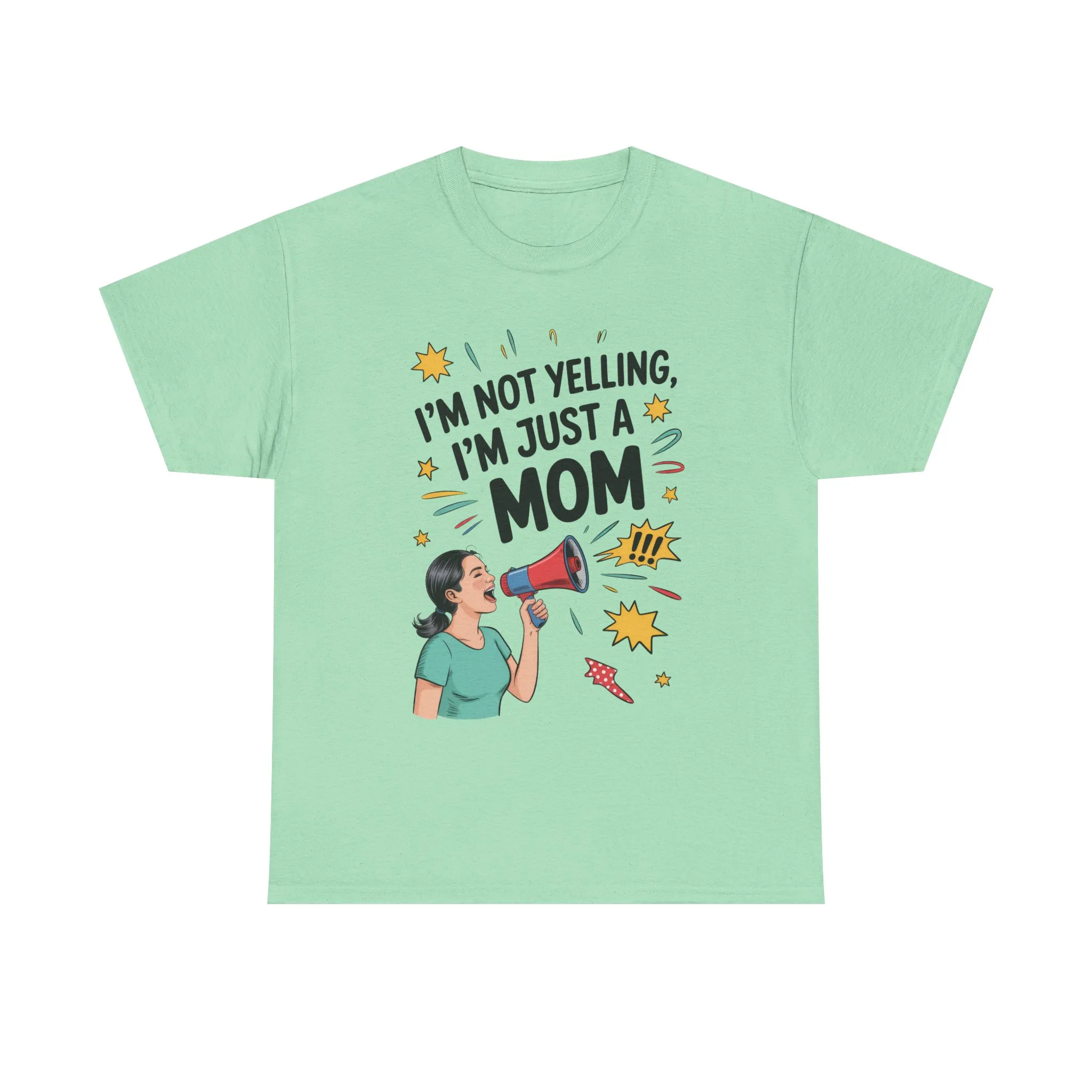 Funny Mom Shirt, I'm Not Yelling I'm Just a Mom, Mother's Day Gift, Loud Mom Life T-Shirt, Mother's Day Apparel, Family Humor Shirt - Image 16