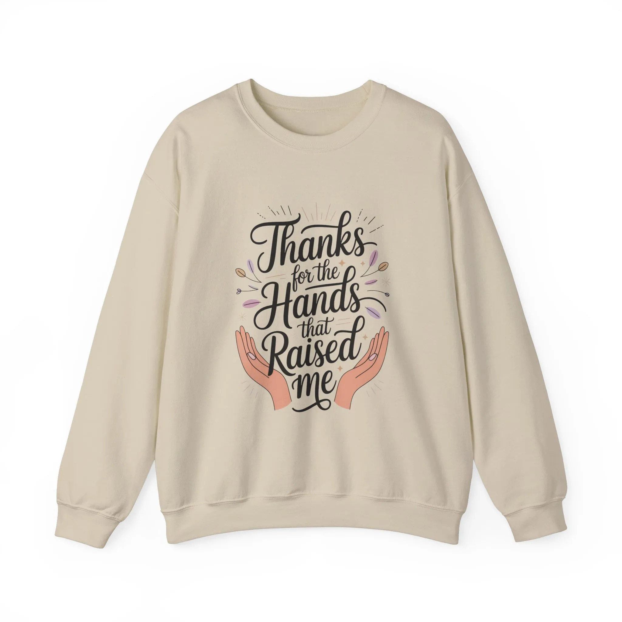 Thanks for the Hands That Raised Me Shirt, Mother's Day Gift, Appreciation Shirt for Mom, thankful mom tee - Image 5