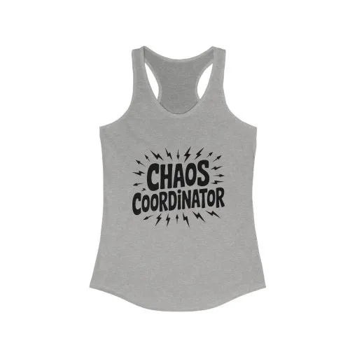 Chaos Coordinator Tank, Perfect for Busy Moms, Gifts for Teachers, Motivational Apparel, Workplace humor gift, mothers day gift - Image 7
