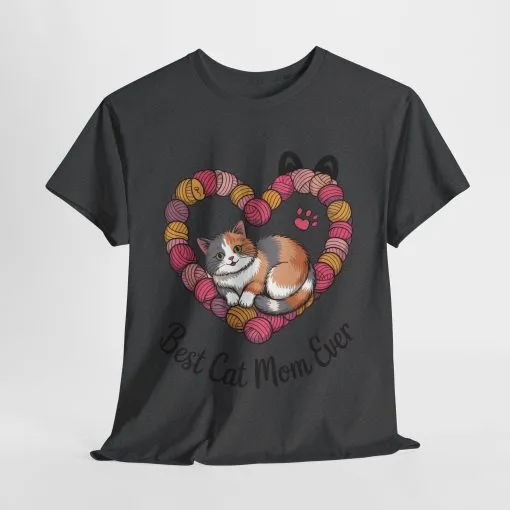 Best Cat Mom Ever T-Shirt, Cat Lover Gift, Pet Mom Shirt, Funny Animal Apparel, Cute Gift for Cat Moms, Gift for Cat Lovers, Kitty Mom Shirt - Image 31