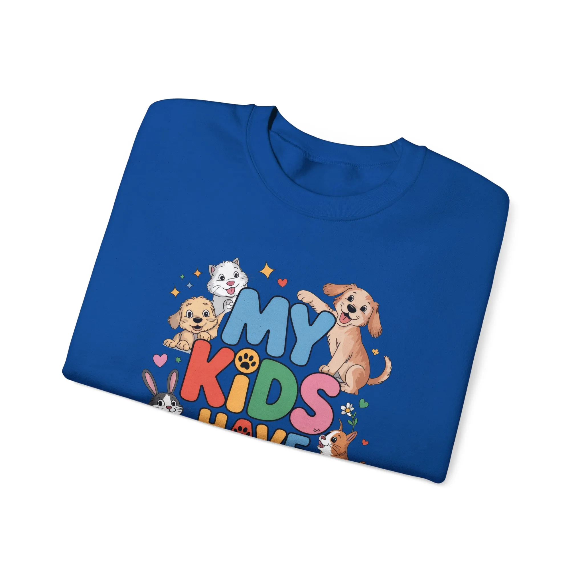 My Kids Have Paws Sweatshirt, Pet Lover Gift, Cute Animal Shirt, Cute Pet Mom Tee, Animal Parent T-Shirt, Gift for Animal Lovers - Image 22