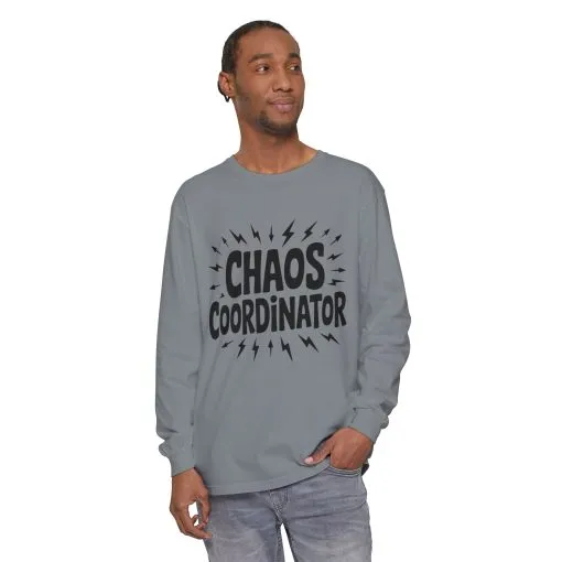 Chaos Coordinator Shirt Unisex Long Sleeve Tee, Funny Mom Life Gift, Mothers Day Shirt, Gifts for Team Leaders, Humor Apparel - Image 14