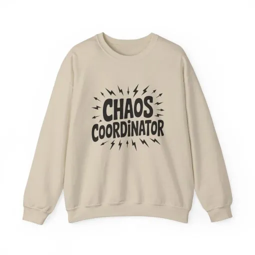 Chaos Coordinator Sweatshirt, Funny Gift for Moms, Mother's Day Gift, TeacherSweatshirt, Casual Graphic Tee, Women's Gift Idea - Image 29