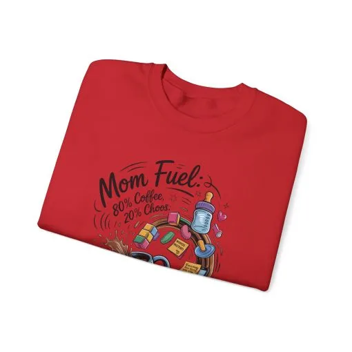 Mom Fuel Unisex Crewneck Sweatshirt, Perfect for Coffee Lovers, Gifts for Moms, Cozy Casual Wear, Funny Graphic Sweatshirt, Mother's Day - Image 49