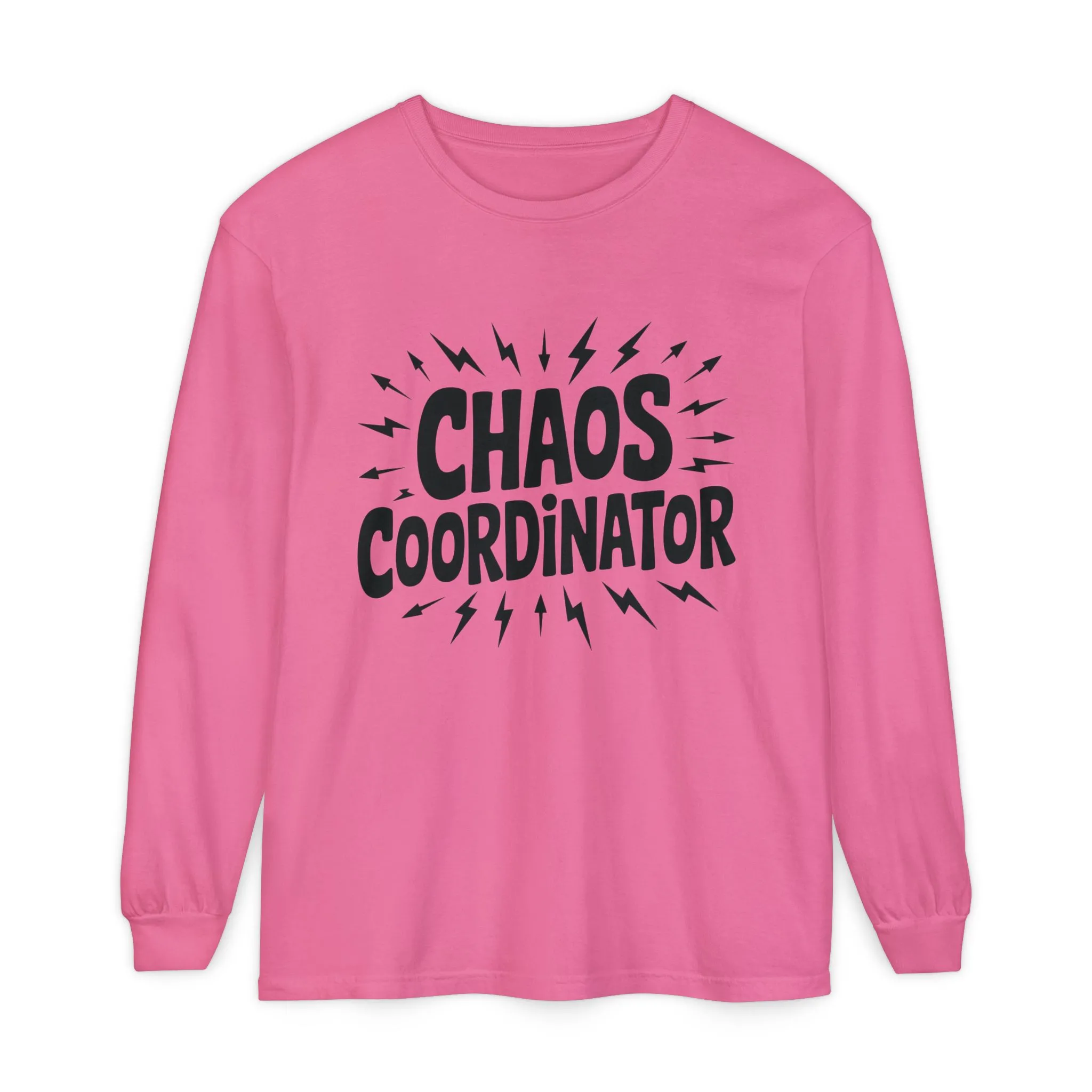Chaos Coordinator Shirt Unisex Long Sleeve Tee, Funny Mom Life Gift, Mothers Day Shirt, Gifts for Team Leaders, Humor Apparel - Image 23