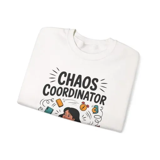Chaos Coordinator Sweatshirt, Funny Mom Life Sweatshirt ,Gift for Busy Moms, Multitasking Mom Gift, Mom Life Sweatshirt, Mother's Day Gift - Image 6