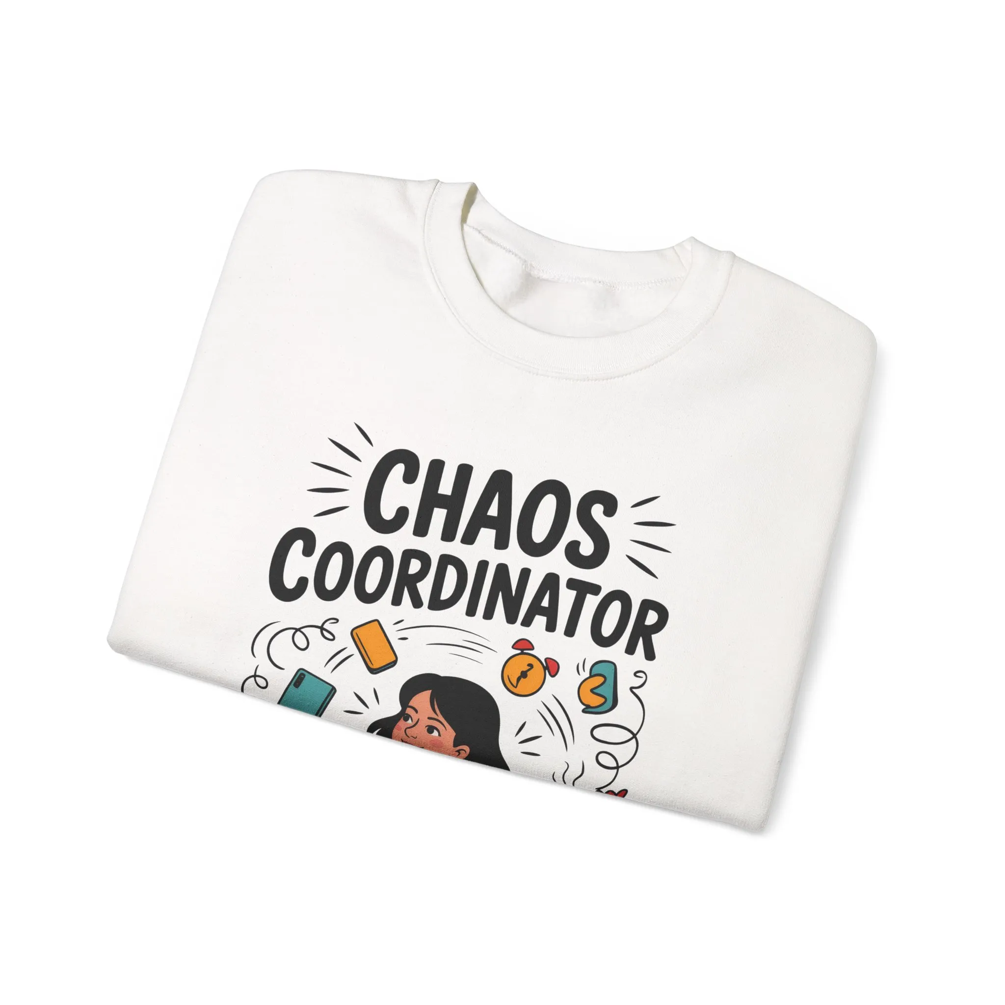 Chaos Coordinator Sweatshirt, Funny Mom Life Sweatshirt ,Gift for Busy Moms, Multitasking Mom Gift, Mom Life Sweatshirt, Mother's Day Gift - Image 6