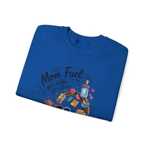 Mom Fuel Unisex Crewneck Sweatshirt, Perfect for Coffee Lovers, Gifts for Moms, Cozy Casual Wear, Funny Graphic Sweatshirt, Mother's Day - Image 45