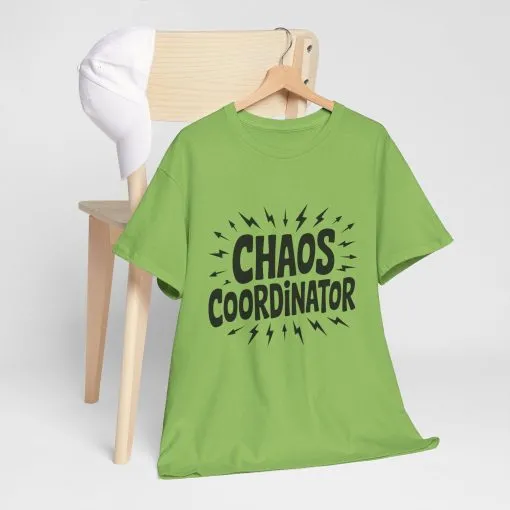 Chaos Coordinator Unisex Heavy Cotton Tee, Funny Graphic T-Shirt, Gift for Moms, Mom Life Graphic Tee, Mother's Day T-Shirt - Image 17
