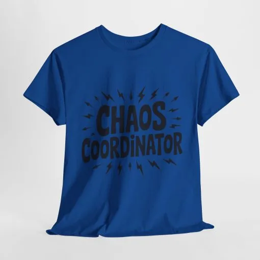 Chaos Coordinator Unisex Heavy Cotton Tee, Funny Graphic T-Shirt, Gift for Moms, Mom Life Graphic Tee, Mother's Day T-Shirt - Image 21