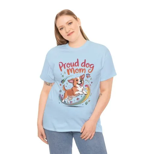 Proud Dog Mom Tee, Cute Pet Lover Shirt, Animal Lover Gift, Dog Mom T-Shirt, Funny Dog Apparel, Gift for Pet Owners, T-Shirt for Pet Moms - Image 15