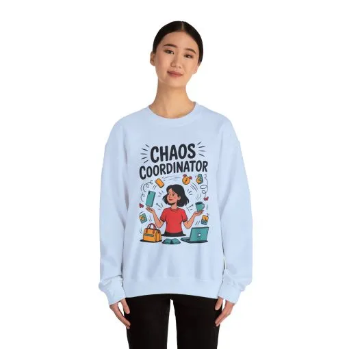 Chaos Coordinator Sweatshirt, Funny Mom Life Sweatshirt ,Gift for Busy Moms, Multitasking Mom Gift, Mom Life Sweatshirt, Mother's Day Gift - Image 19