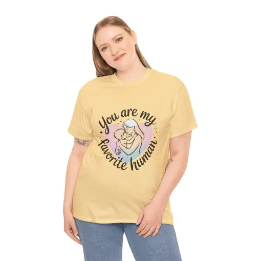 You Are My Favorite Human T-Shirt, Cute Mother and Child Shirt, Gift for Mom or Baby Shower, Mother's Day Gift - Image 35