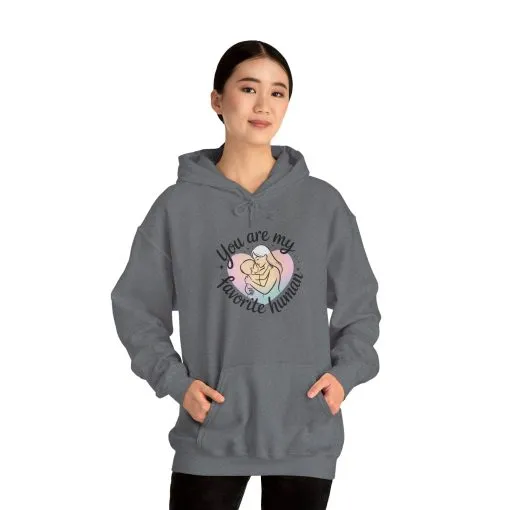 You Are My Favorite Human Hoodie, Cute Mom and Baby Pastel Design, Mothers Day Hooded Sweatshirt Gift - Image 39