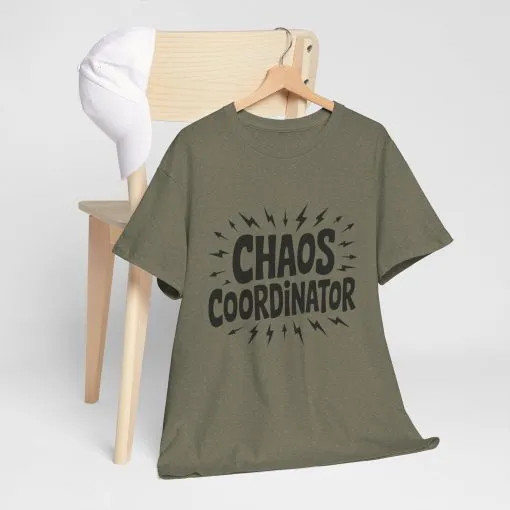 Chaos Coordinator Unisex Heavy Cotton Tee, Funny Graphic T-Shirt, Gift for Moms, Mom Life Graphic Tee, Mother's Day T-Shirt - Image 36