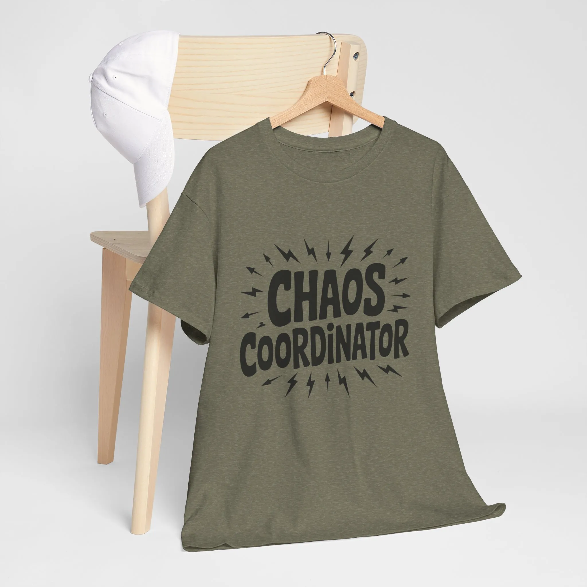 Chaos Coordinator Unisex Heavy Cotton Tee, Funny Graphic T-Shirt, Gift for Moms, Mom Life Graphic Tee, Mother's Day T-Shirt - Image 36