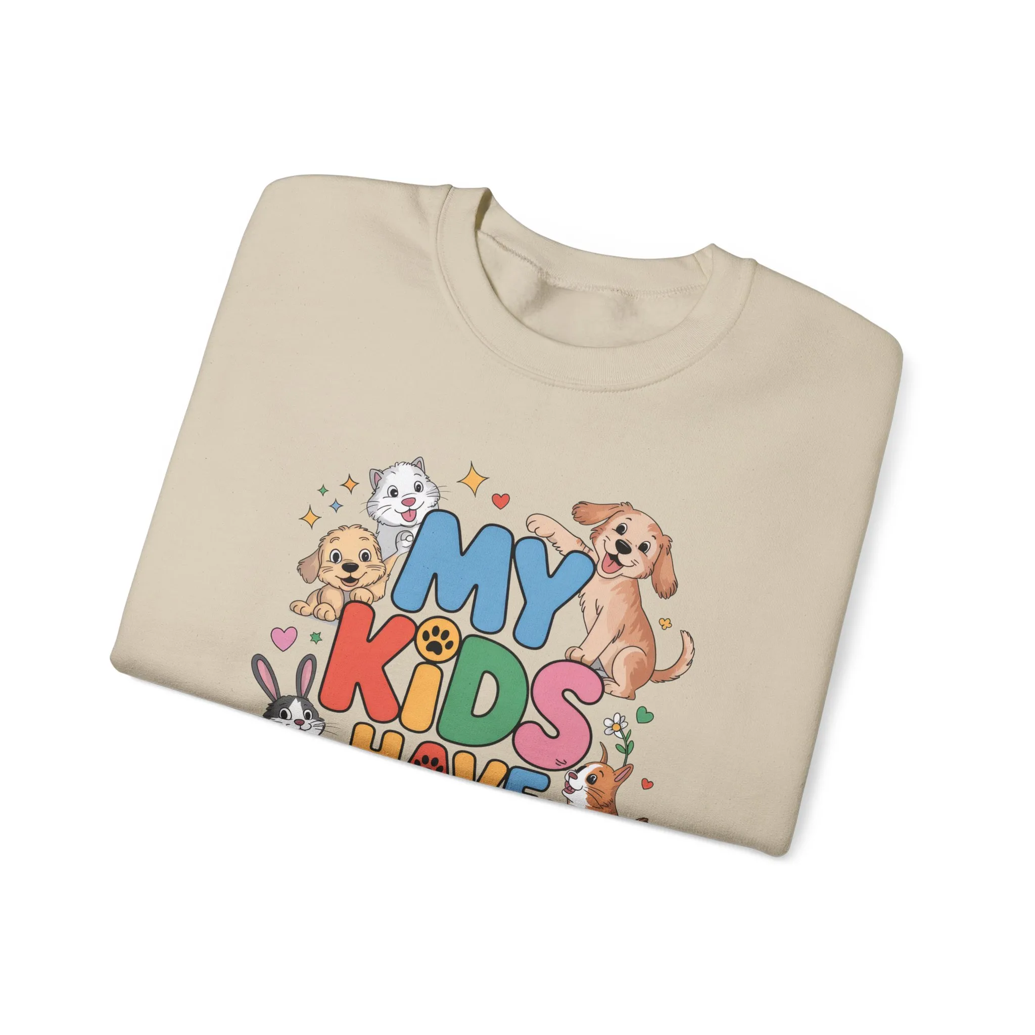 My Kids Have Paws Sweatshirt, Pet Lover Gift, Cute Animal Shirt, Cute Pet Mom Tee, Animal Parent T-Shirt, Gift for Animal Lovers - Image 42