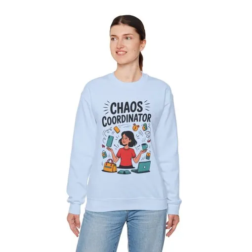 Chaos Coordinator Sweatshirt, Funny Mom Life Sweatshirt ,Gift for Busy Moms, Multitasking Mom Gift, Mom Life Sweatshirt, Mother's Day Gift - Image 20