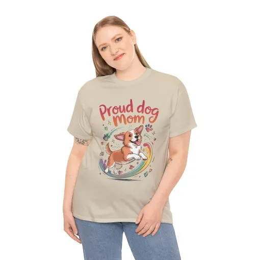 Proud Dog Mom Tee, Cute Pet Lover Shirt, Animal Lover Gift, Dog Mom T-Shirt, Funny Dog Apparel, Gift for Pet Owners, T-Shirt for Pet Moms - Image 30