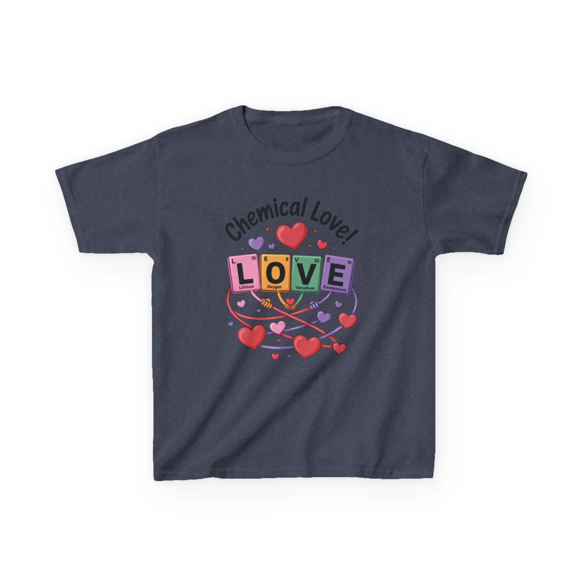 Kids Love Chemistry Girl Tee, Cute Gift for Science Lovers, Valentines Day, Fun Classroom Wear, Adorable Kids Shirt, Colorful Kids Apparel - Image 19