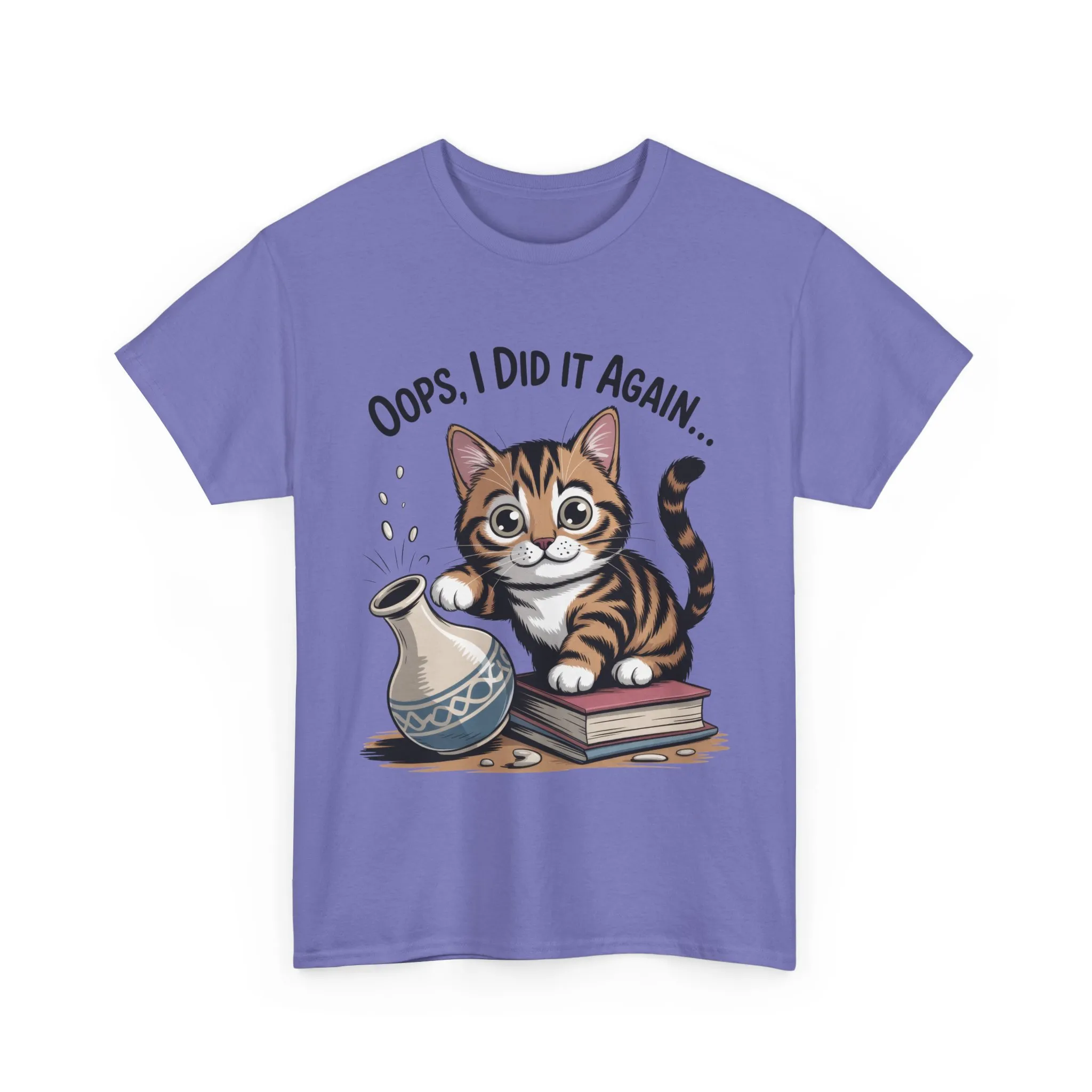 Playful Cat Women's Tee, Funny Oops I Did It Again Design, Cat Lover Gift, Casual Wear, Birthday Gift, Pet Lover Tee, Women's Gift - Image 21