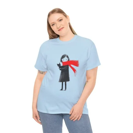 Cozy Cat Lover Tee, Unisex Cotton T-Shirt for Cat Owners, Gift for Pet Lovers, Cute Animal Apparel, Perfect for All Occasions - Image 12