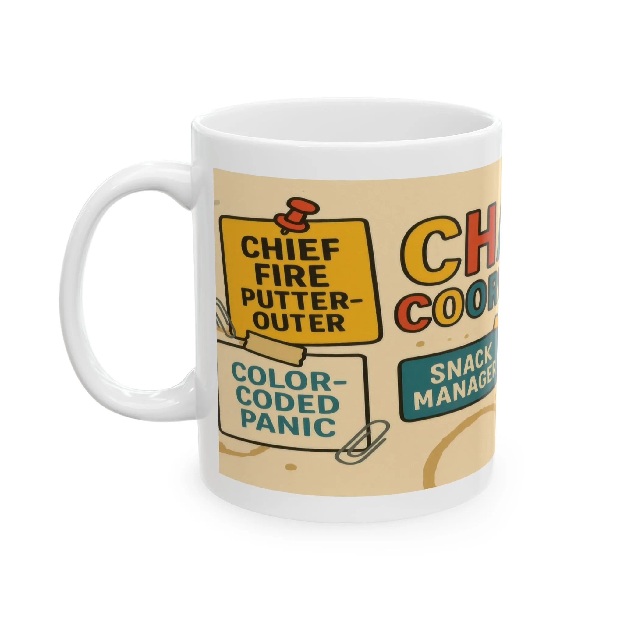 Chaos Coordinator Mug, Funny Coffee Cup for Office Workers, Perfectionists & Multitaskers, Office Humor, Coffee Lovers, Gift for Managers - Image 3
