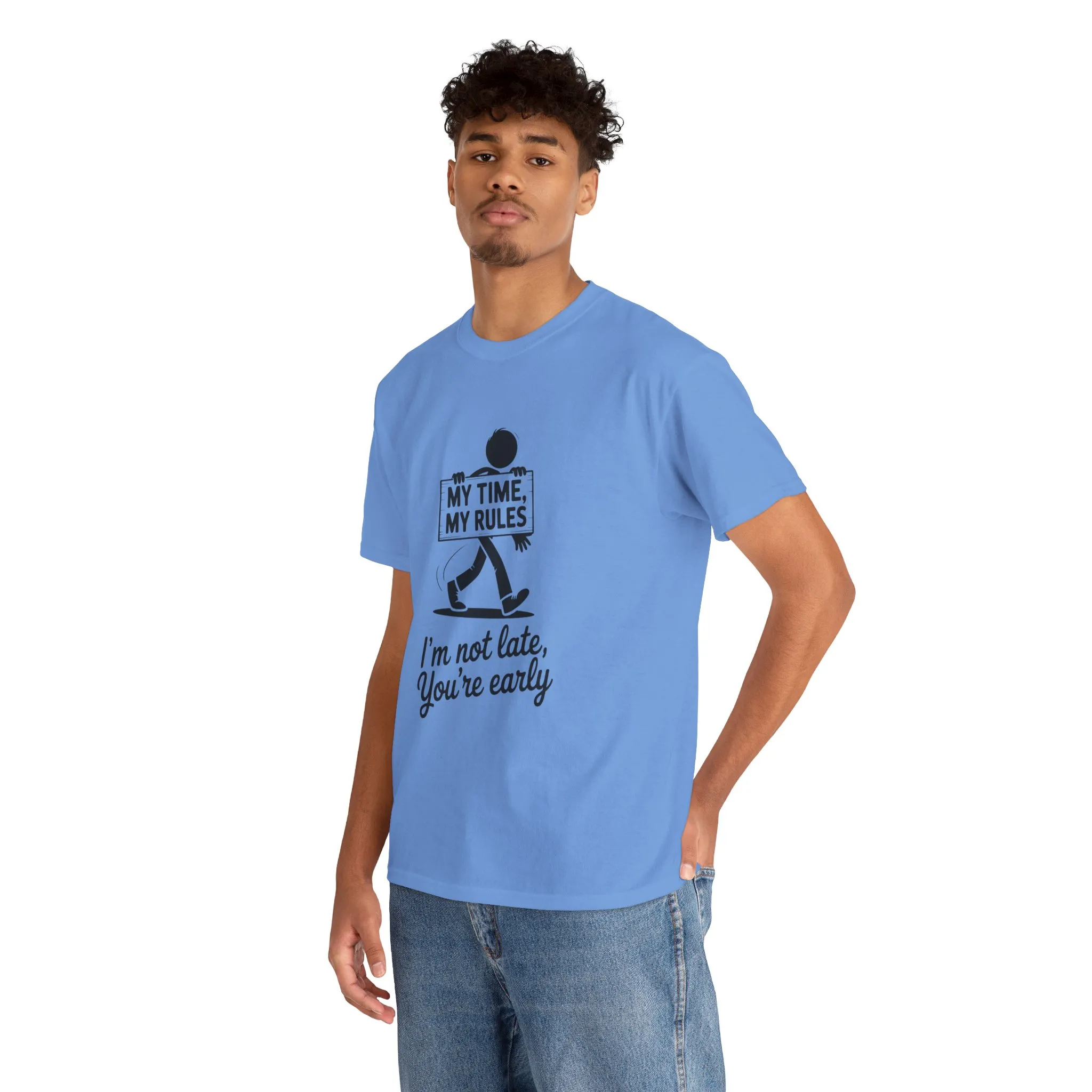 My Time My Rules Men's T-Shirt, Funny T-Shirt, Casual Wear, confident Men's shirt, self love t shirt, Time Management Humor, sassy quote tee - Image 20