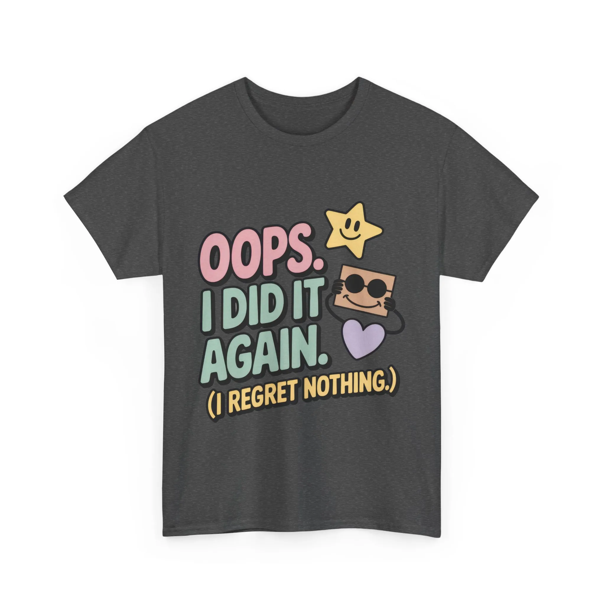 Retro Graphic Tee, Oops I Did It Again Shirt, Funny Women's T-shirt, Casual Statement Wear, Positive Message Women's T-Shirt - Image 15