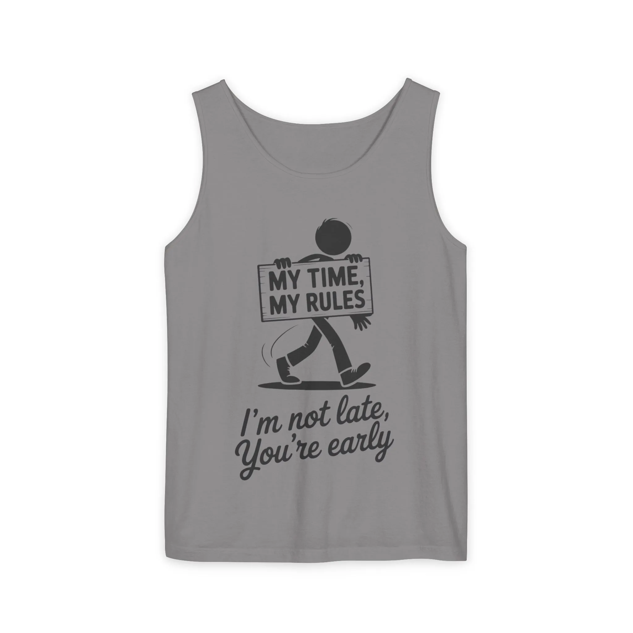 My Time, My Rules Tank Top, Fun Casual Wear for Any Occasion, Relaxed Vibe, Time Management Humor, Self love t shirt - Image 10