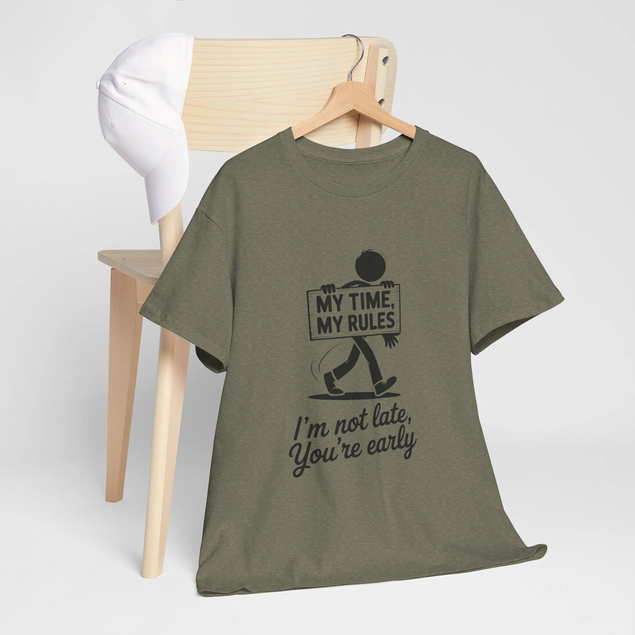 My Time My Rules Men's T-Shirt, Funny T-Shirt, Casual Wear, confident Men's shirt, self love t shirt, Time Management Humor, sassy quote tee - Image 15