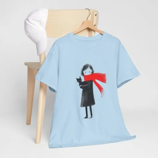 Cozy Cat Lover Tee, Unisex Cotton T-Shirt for Cat Owners, Gift for Pet Lovers, Cute Animal Apparel, Perfect for All Occasions - Image 14