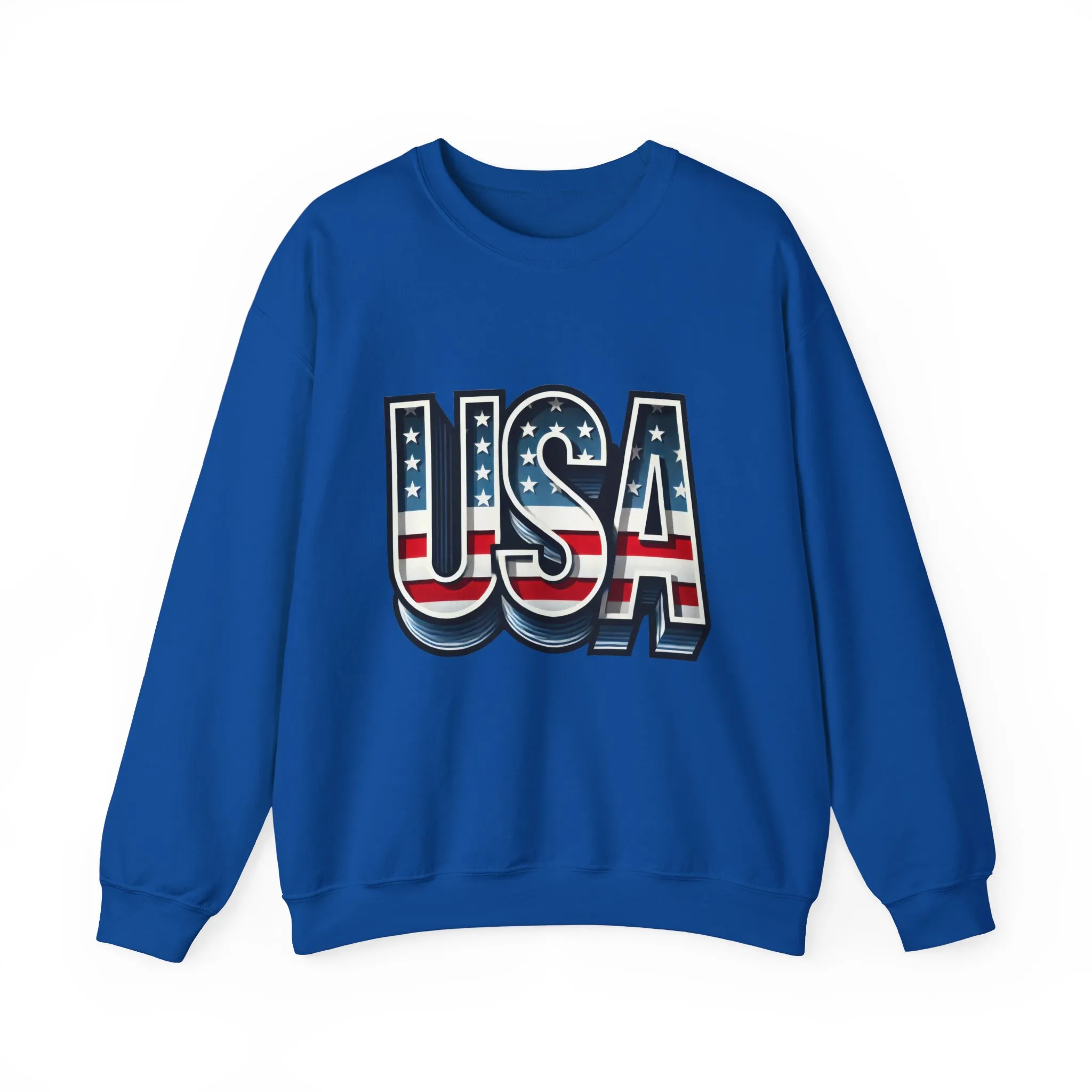 USA Patriotic Crewneck Sweatshirt for All Seasons, Cozy Sweatshirt for Independence Day, Casual Wear, Gift for Friends and Family - Image 16