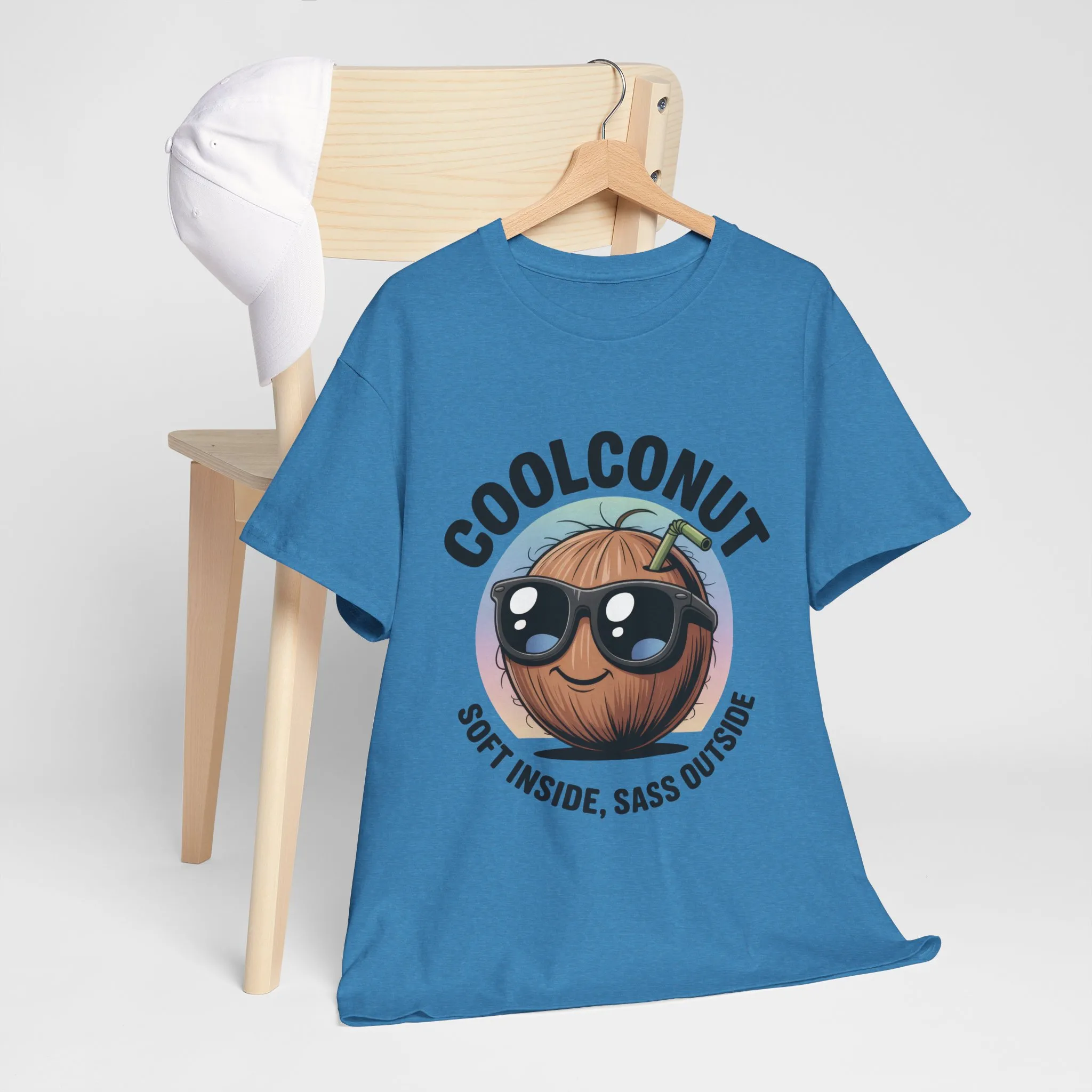 Coolconut Graphic Men's Tee, Soft Inside Sass Outside, Men's T-Shirt for Beach Lovers, Men's Fun Gift, Summer Vibes, Humor Apparel - Image 24