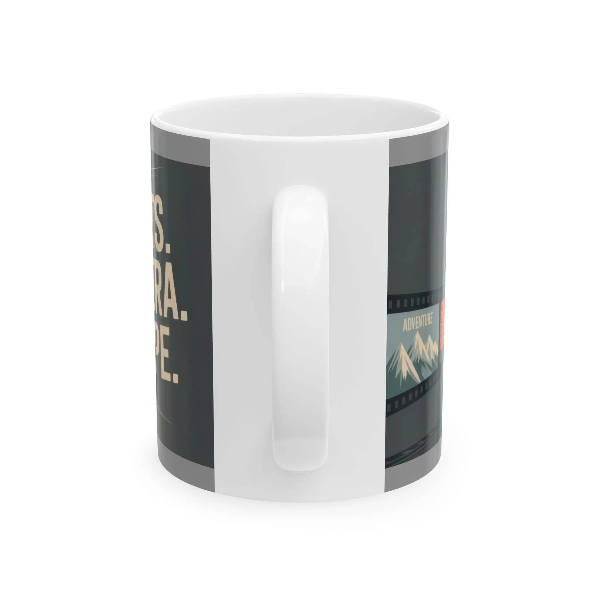 Vintage Movie Camera Ceramic Mug - Perfect Gift for Filmmakers, Photographers, Movie Lovers, Cinematic Coffee Cup, Retro Movie Lover Mug - Image 2