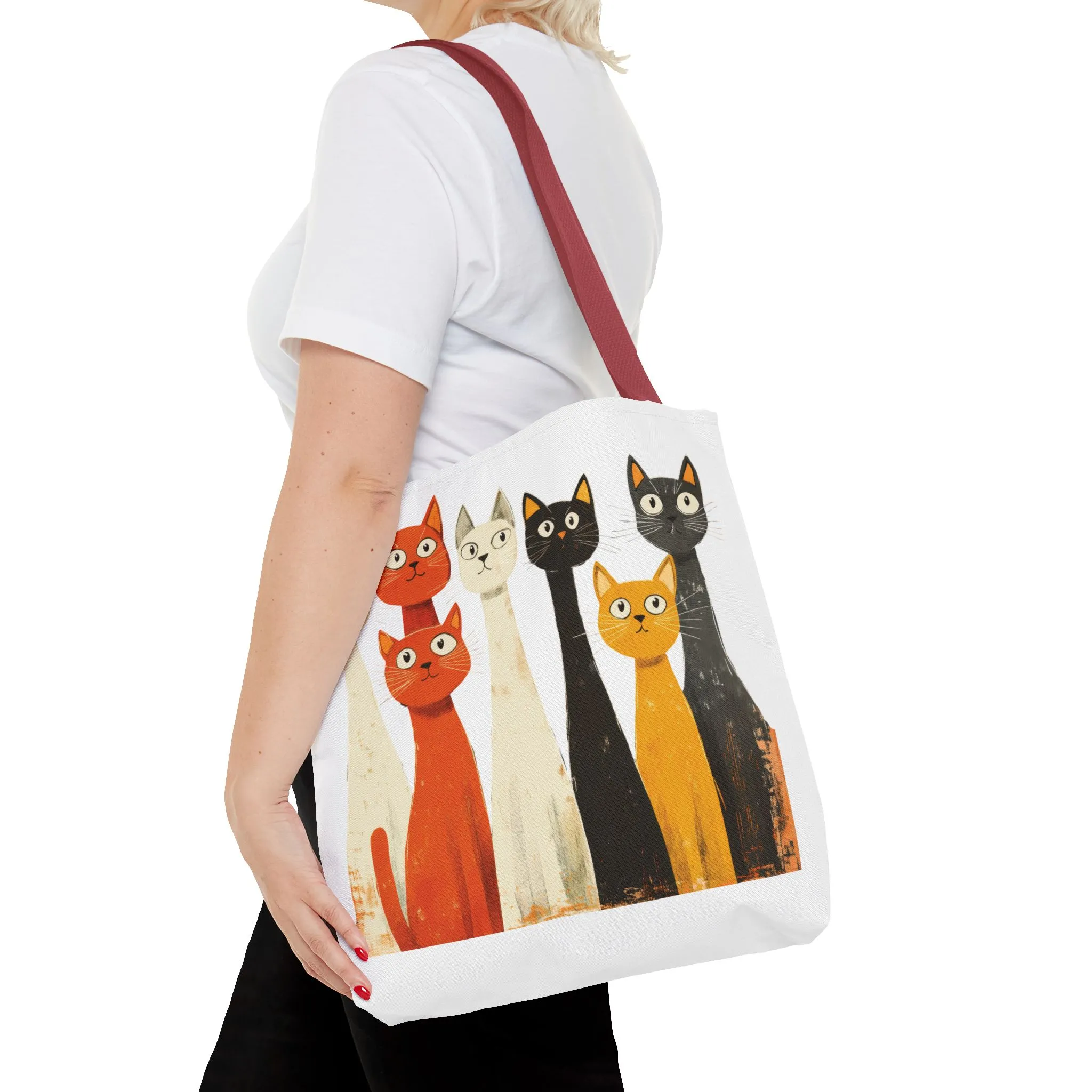 Playful Cat Design Tote Bag – Perfect for Animal Lovers - Image 20