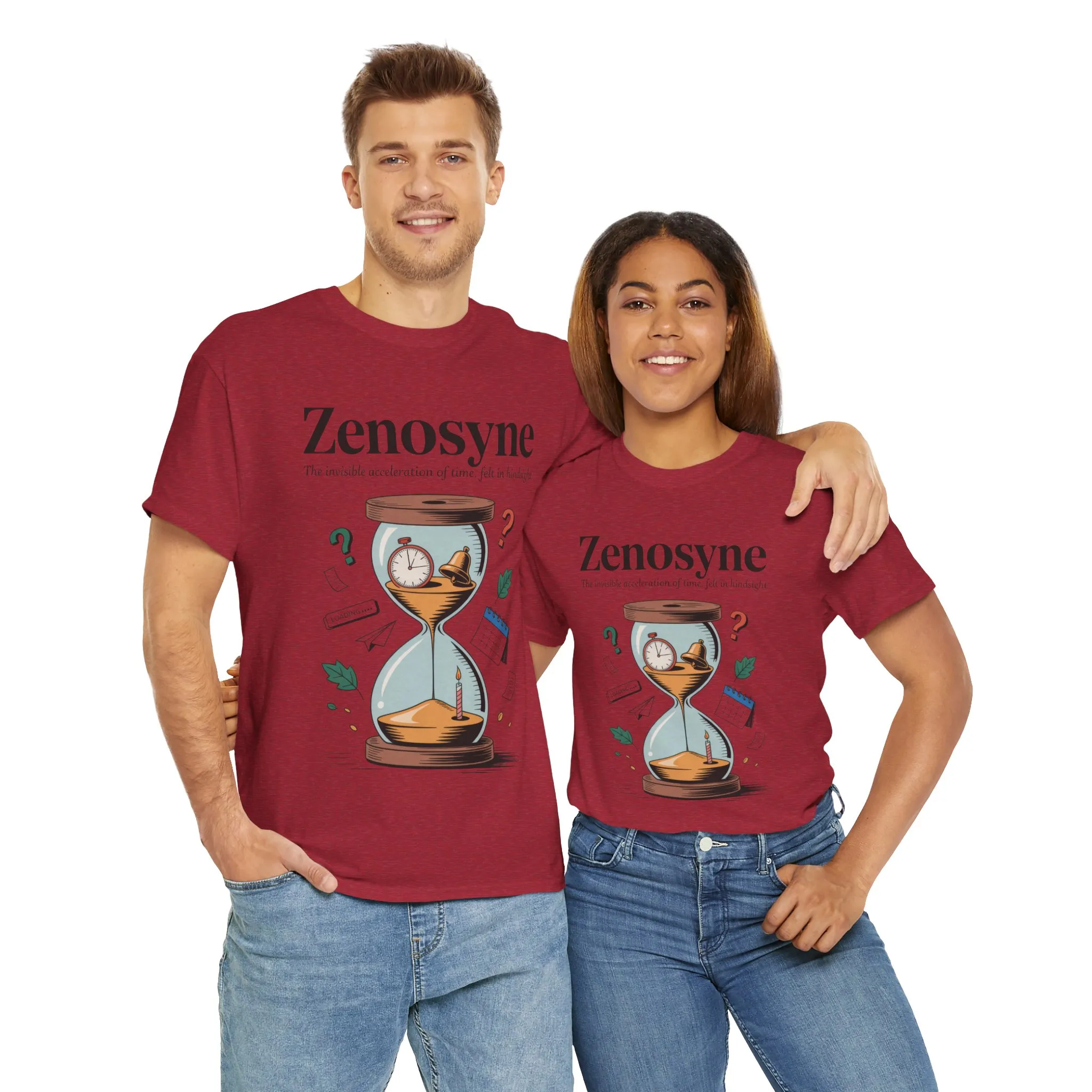 Zenosyne Unisex Heavy Cotton Tee, Aesthetic Word Tee, existential tee, Emotional Word Tee, Moody Graphic Tee, Philosophical Tee - Image 28