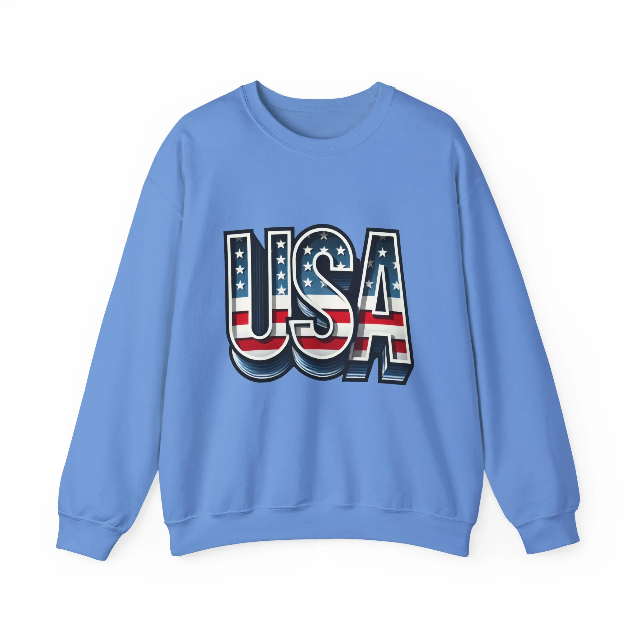 USA Patriotic Crewneck Sweatshirt for All Seasons, Cozy Sweatshirt for Independence Day, Casual Wear, Gift for Friends and Family - Image 13