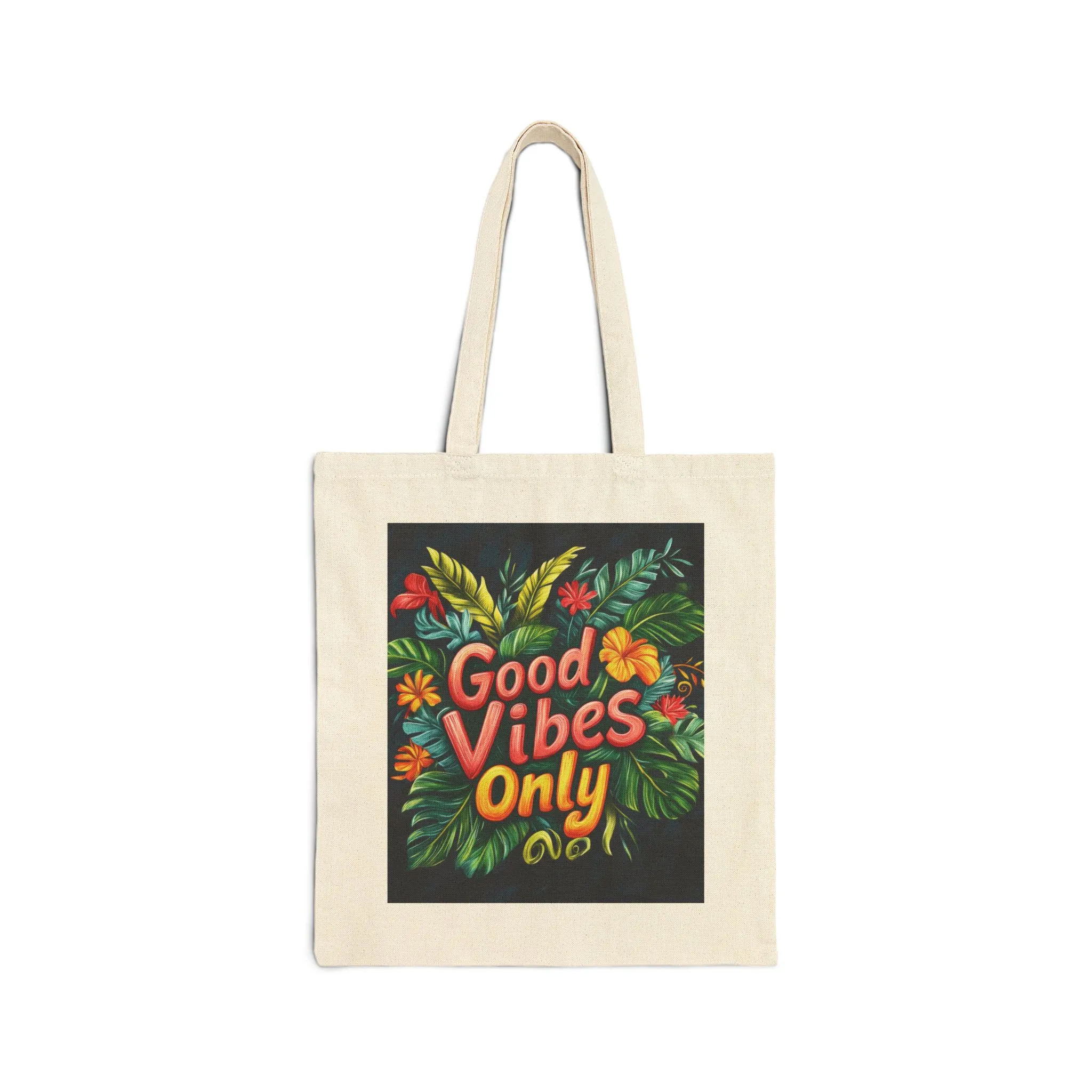 Good Vibes Only Tote Bag | Eco-Friendly Cotton Bag, Beach Bag, Shopper, Gift for Friends, Positive Energy Bag - Image 7
