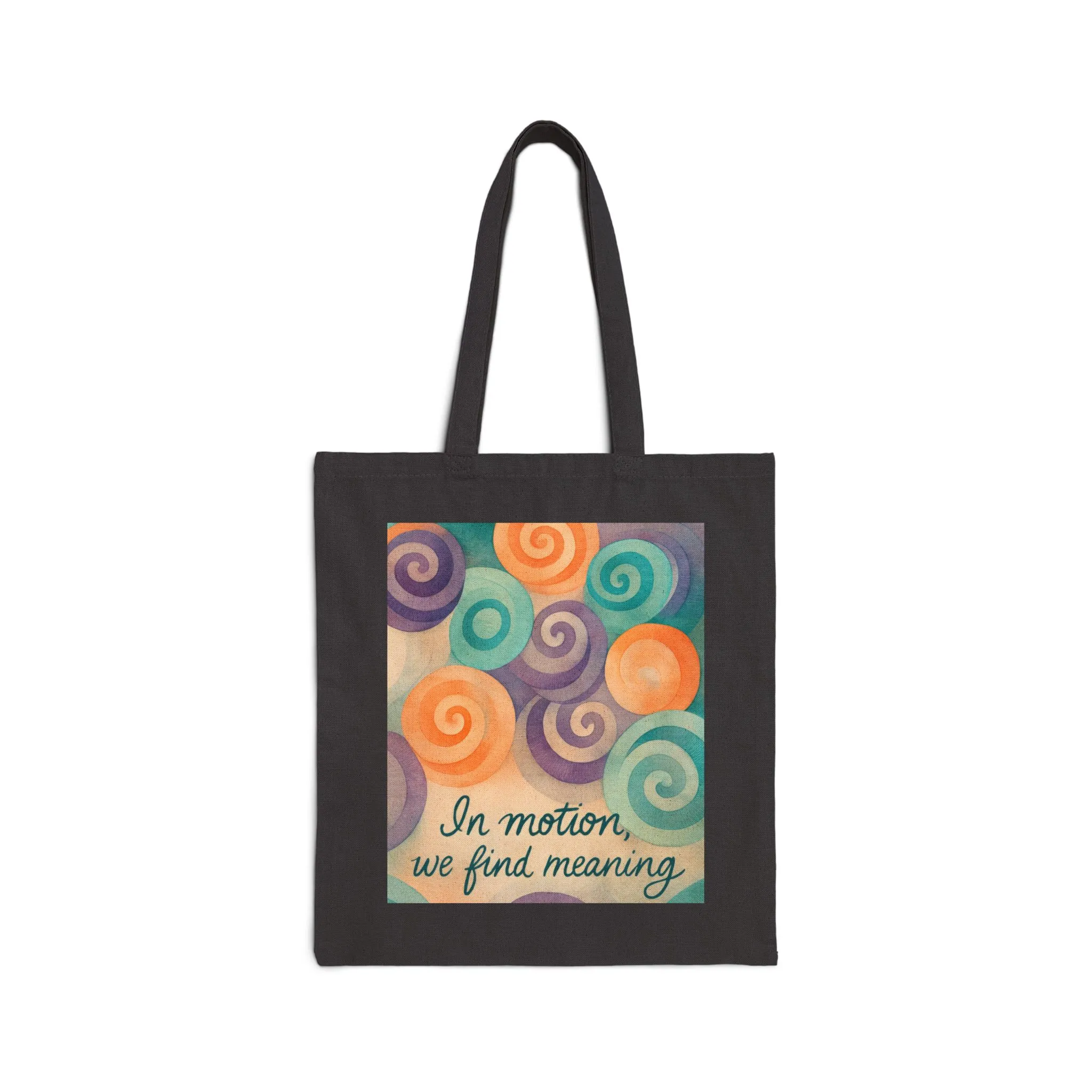 Inspirational Cotton Canvas Tote Bag, Eco-Friendly Shopping Bag, Gift for Friends, Motivational Art, Reusable Grocery Bag, Travel Companion - Image 7