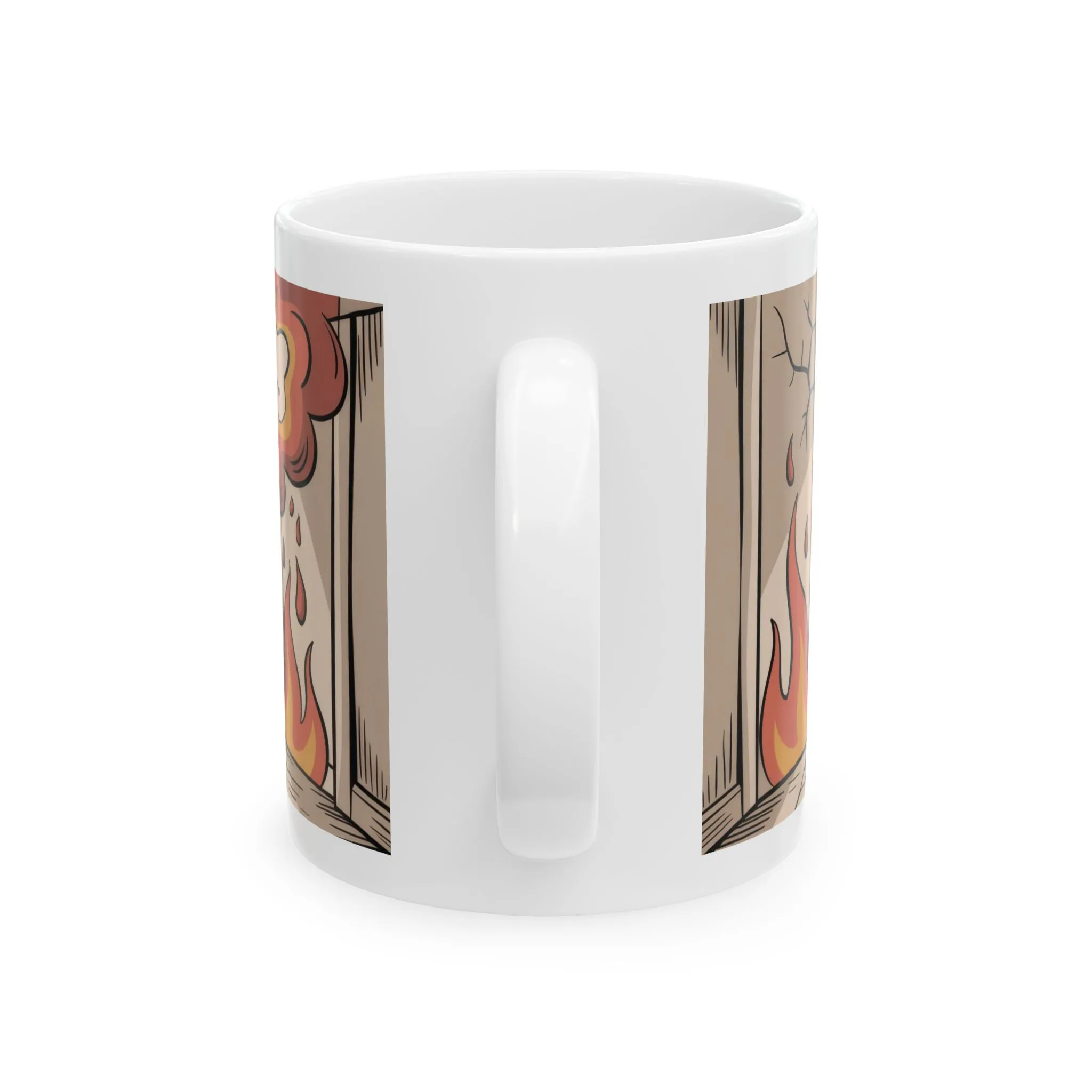 Funny Sarcastic Coffee Mug, Its a Beautiful Day Somewhere, Dark Humor Cup, Chaos Comfort Mug, Ironic Gift for Overthinkers, Optimism Cup - Image 2