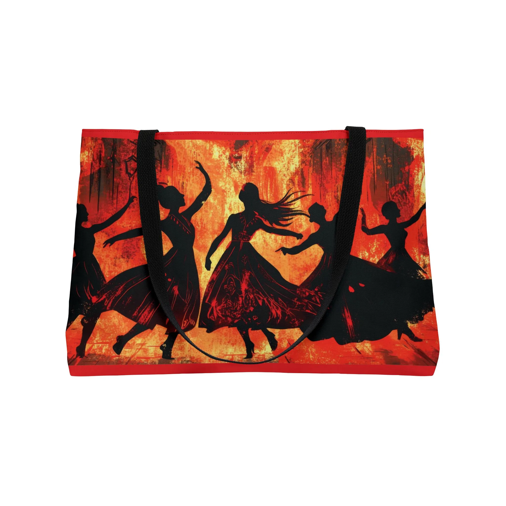 Vibrant Dance Weekender Tote Bag | Stylish Beach Bag, Travel Tote, Summer Fashion, Gift for Dancers, Gym Bag - Image 4