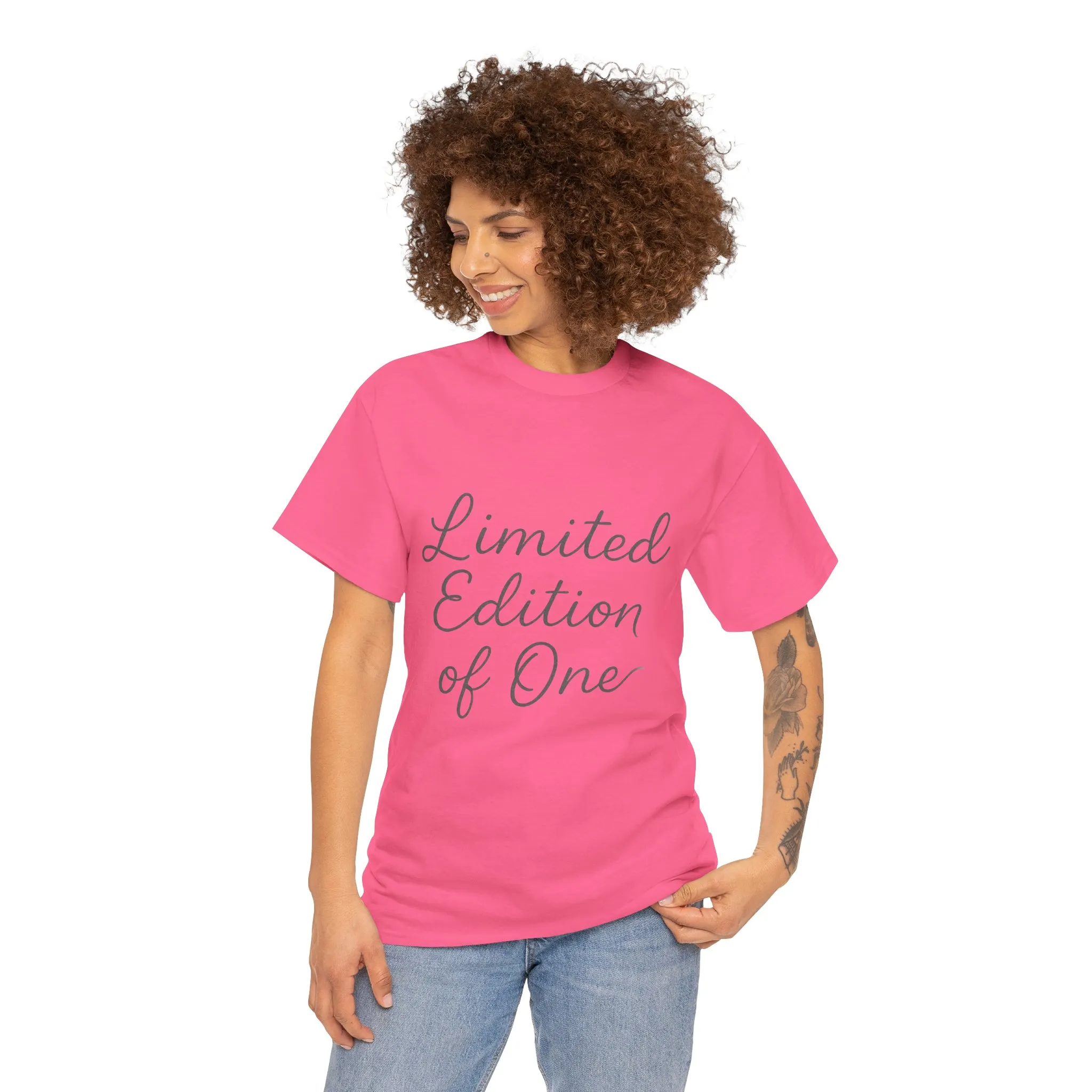 Limited Edition Women's Heavy Cotton Tee, Casual Style, Birthday, Self-Confidence, Self-love, Positive Message Women's T-Shirt - Image 37