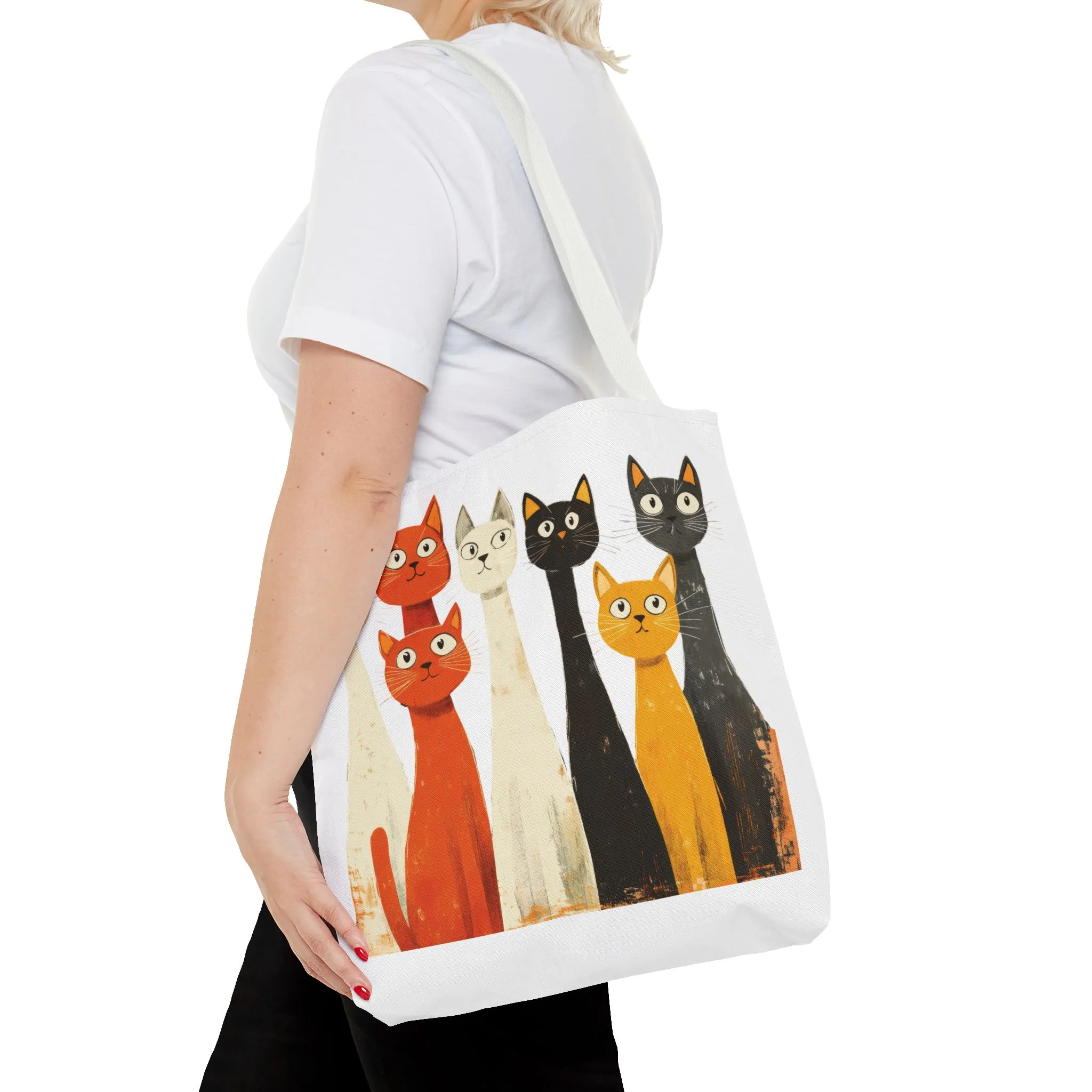 Playful Cat Design Tote Bag – Perfect for Animal Lovers - Image 32