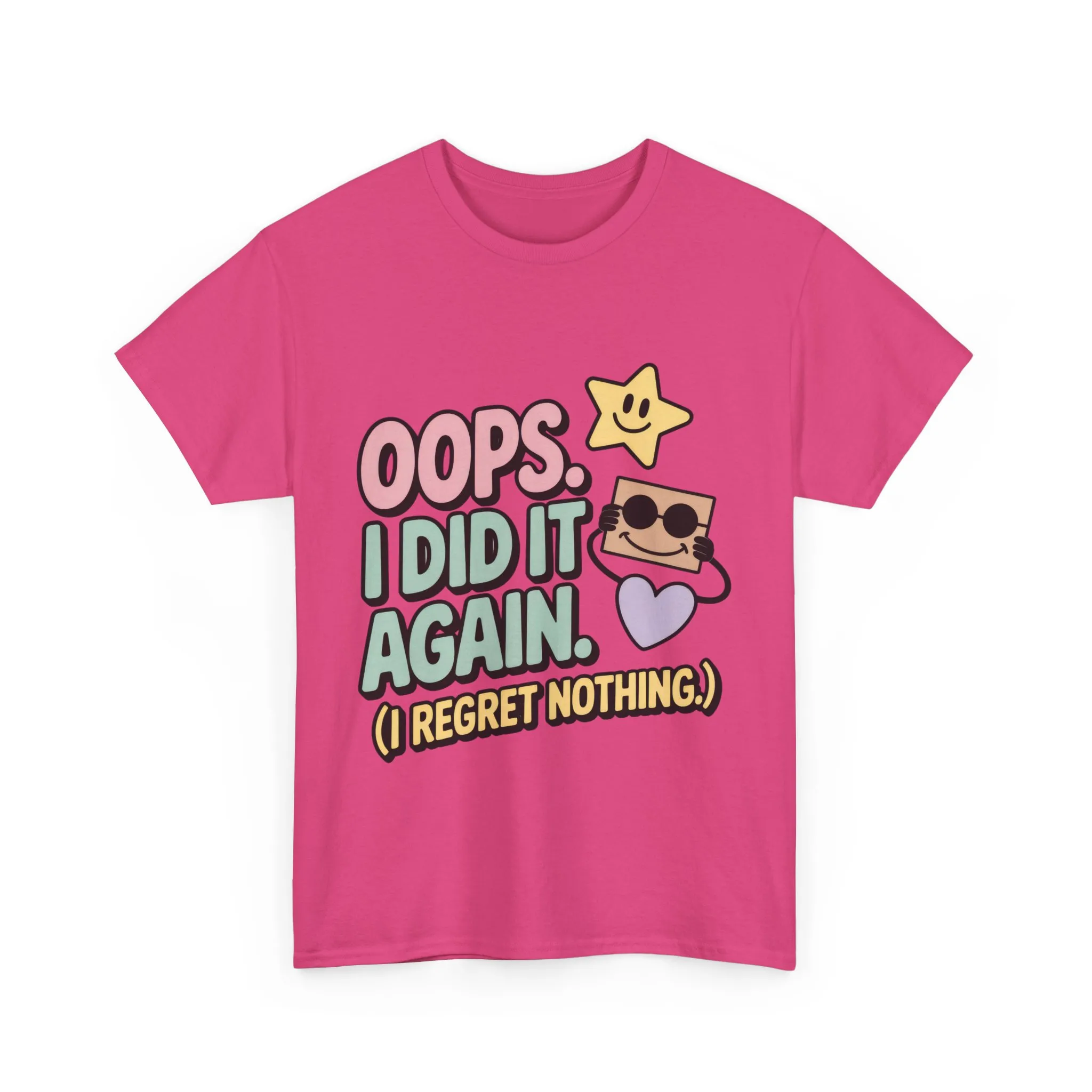 Retro Graphic Tee, Oops I Did It Again Shirt, Funny Women's T-shirt, Casual Statement Wear, Positive Message Women's T-Shirt - Image 30