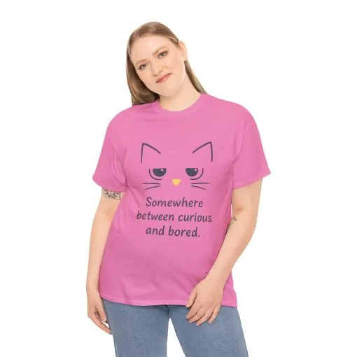 Funny Cat Quote Unisex Tee, Comfortable Casual Shirt, Gift for Cat Lovers, Everyday Wear, Unique Humor Tee, Relaxed Fit Cotton - Image 33