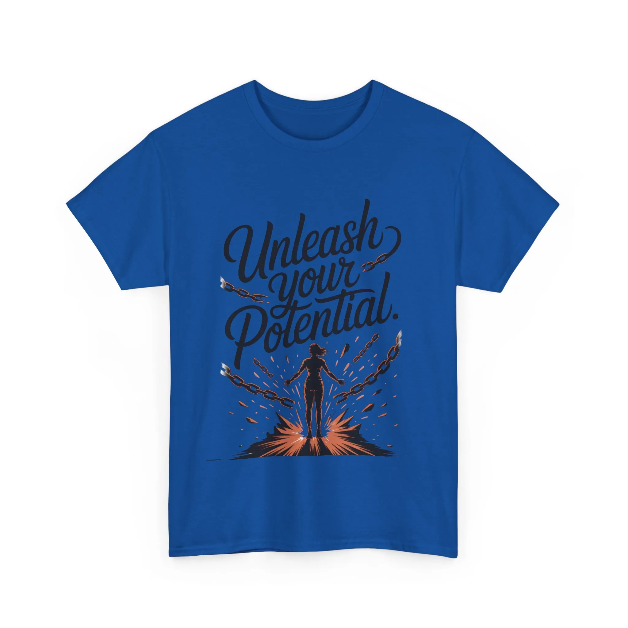 Unleash Your Potential Women's Tee, Motivational T-Shirt, Inspirational Cotton Tee, Gift for Gym Lovers, Positive Energy Top - Image 21