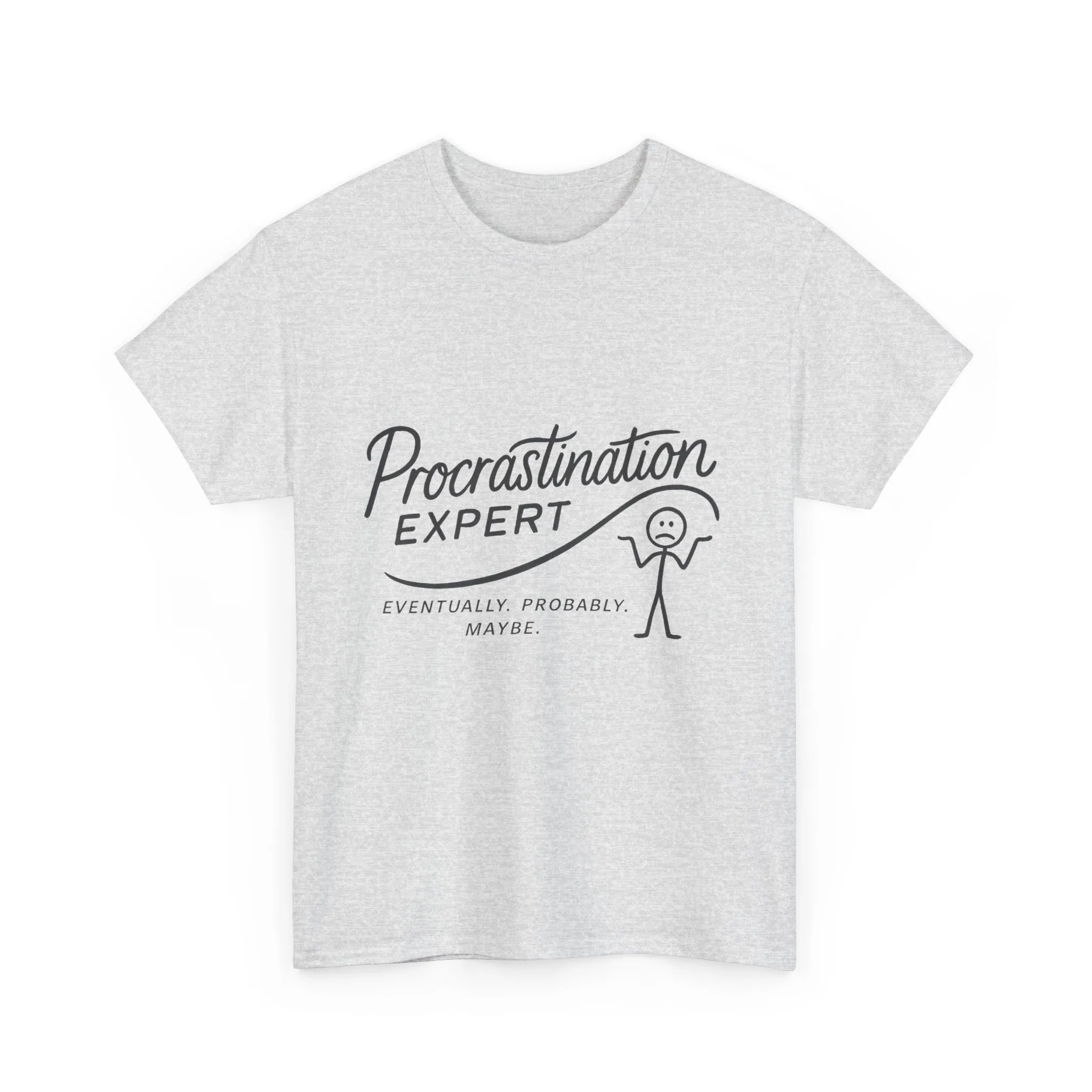 Procrastination Expert Men's Tee, Funny Shirt for Slackers, Gift for Students, Men's Comfortable Casual Wear, Laughs for Every Occasion - Image 3