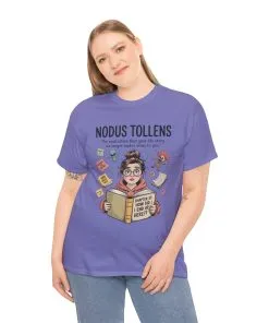Nodus Tollens Tee, Women`s Heavy Cotton Shirt, Latin Words, Moods & Modes, Self-Awareness, Personal Development
