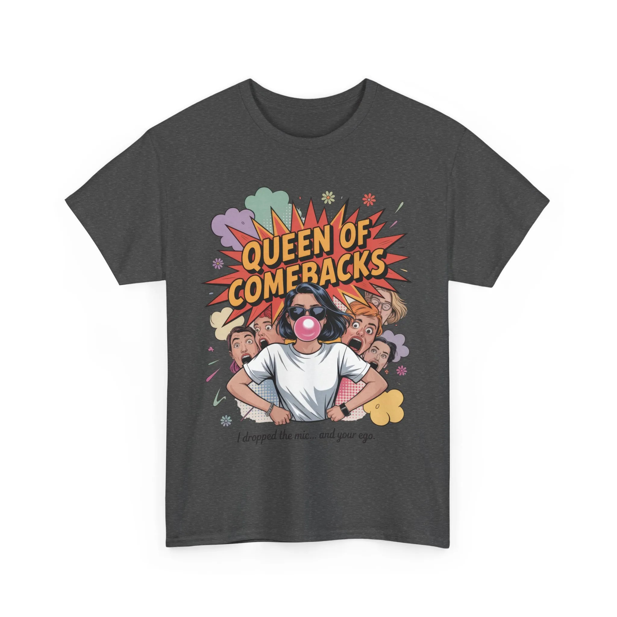 Funny Women's T-Shirt, Queen of Comebacks Tee, Funny Graphic T-Shirt, Heavy Cotton Shirt, Gift for Her, Casual Wear, Comedy Apparel - Image 12